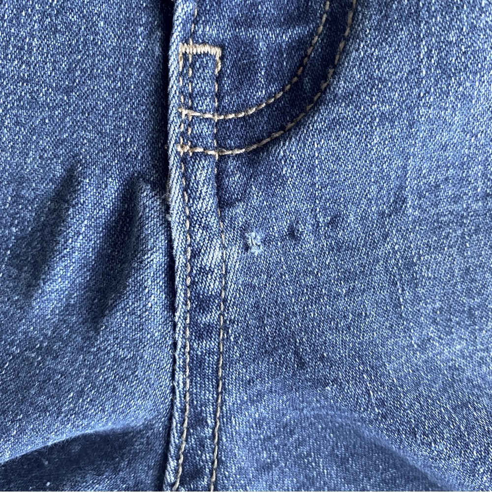 Calvin Klein Jeans Women’s 14 Blue Denim Medium Wash Slim Boyfriend Stretch - Picture 7 of 10